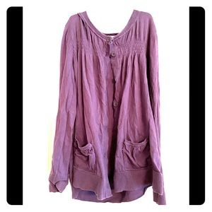 Purple Ann Taylor LOFT Sweater